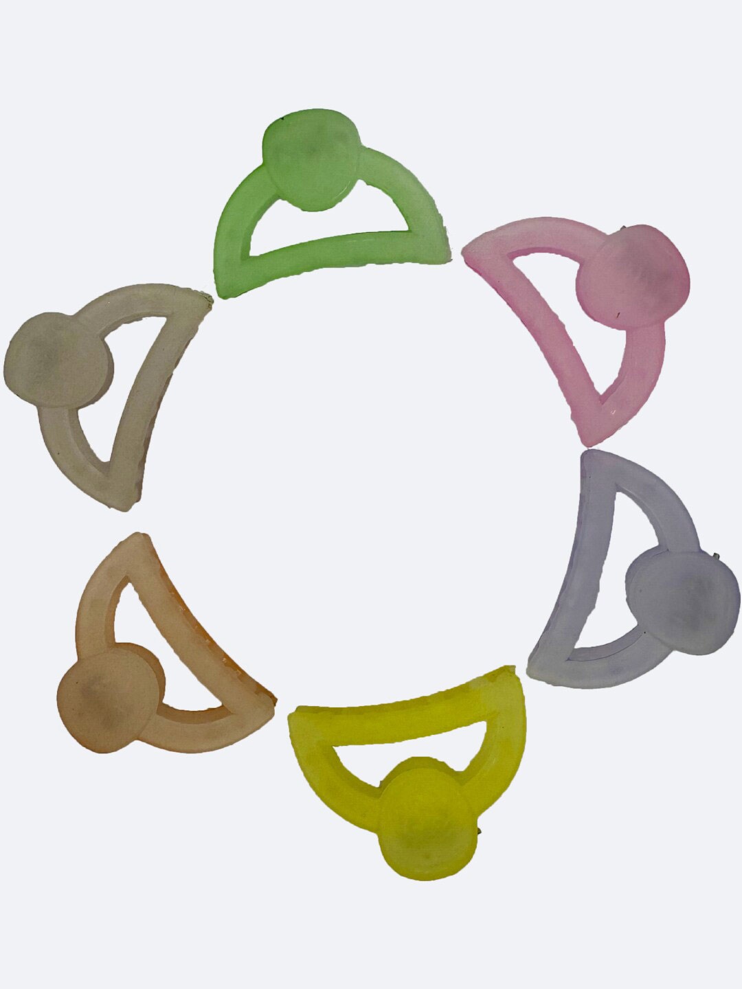 

FCK-3 Set Of 6 Claw Clip, Green