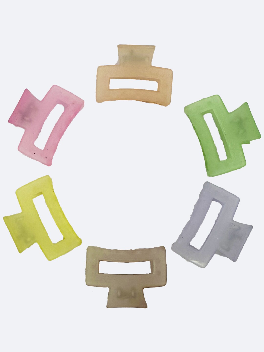 

FCK-3 Set of 6 Claw Clips, Green