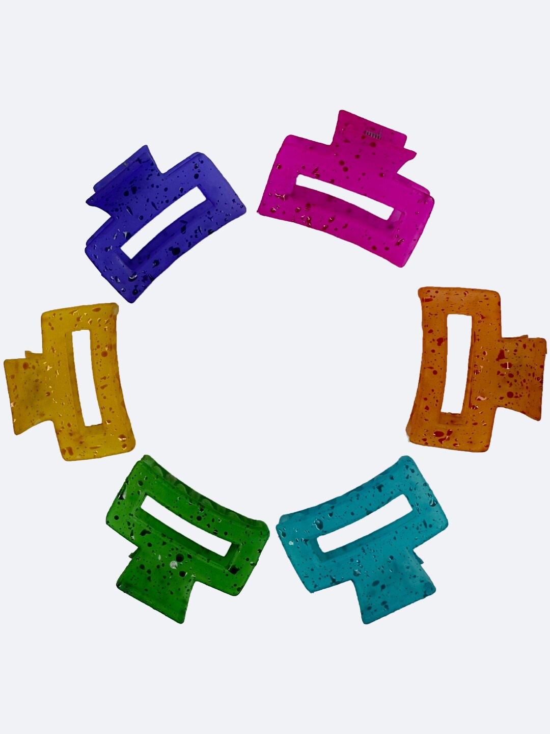

FCK-3 Set of 6 Claw Clips, Yellow