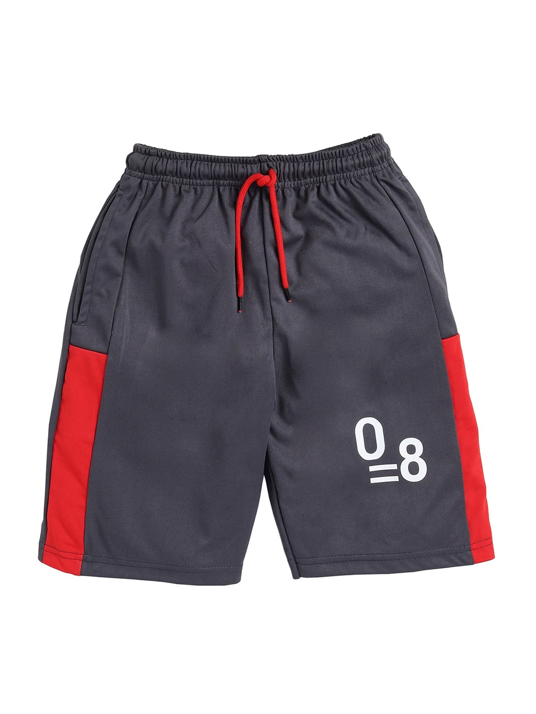 

Toonyport Boys Mid-Rise Cotton Shorts, Grey