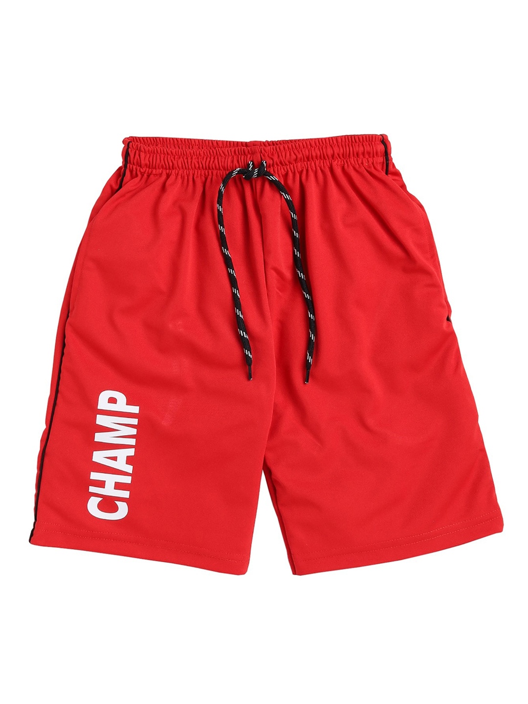 

Toonyport Boys Mid-Rise Cotton Shorts, Red