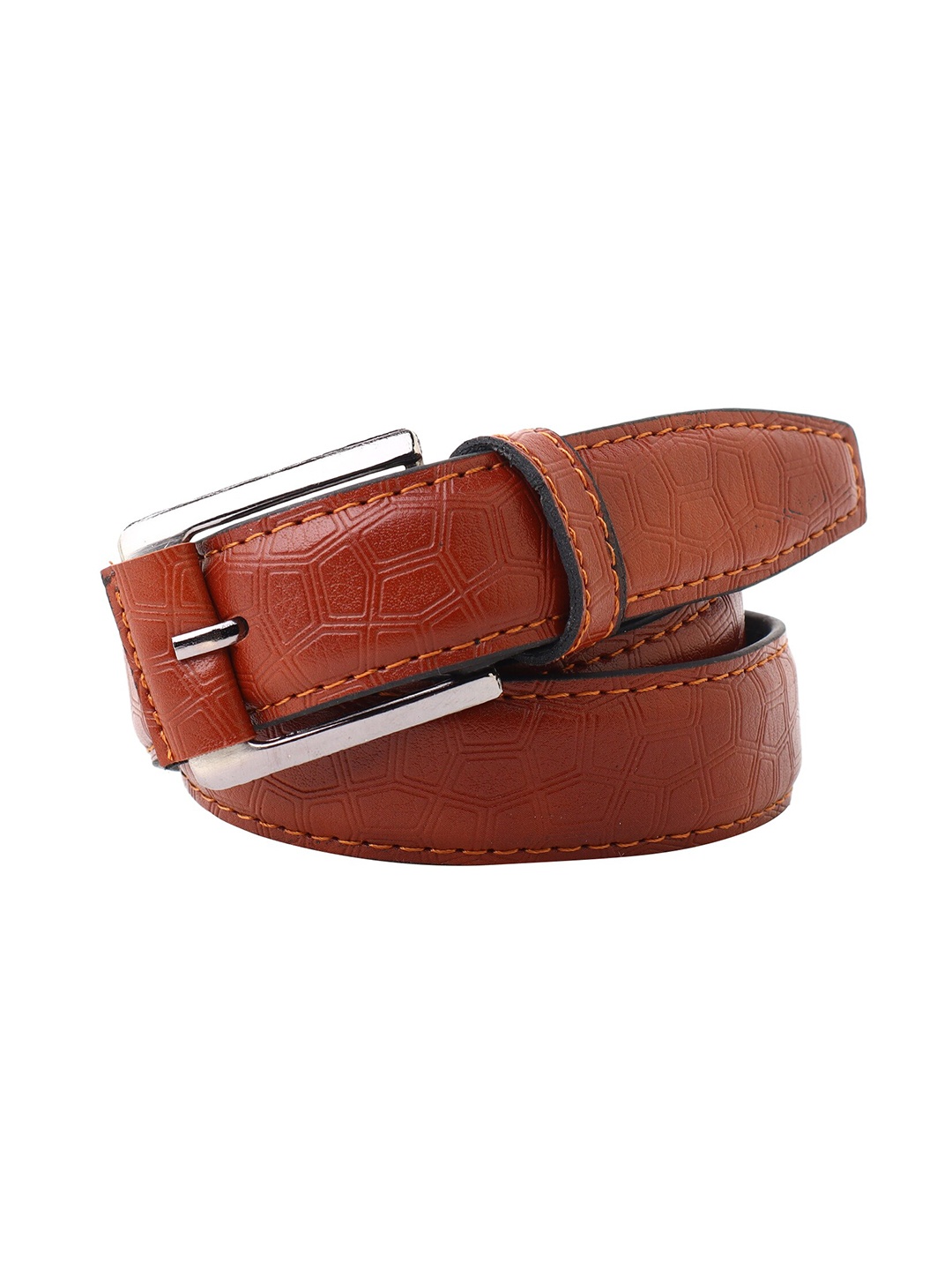 

Zacharias Boys Textured Belt, Tan