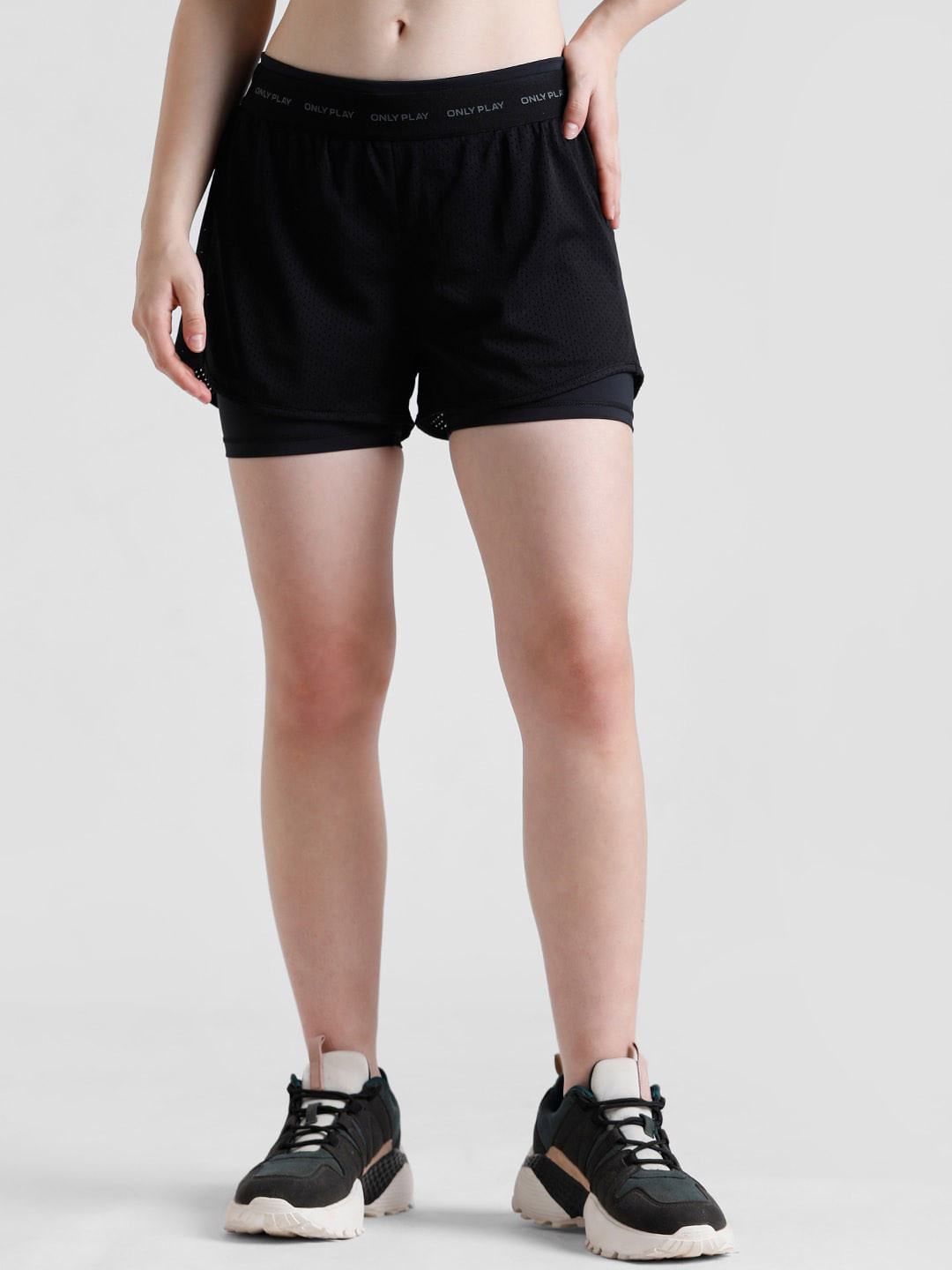 

ONLY Women Training or Gym Sports Shorts, Black