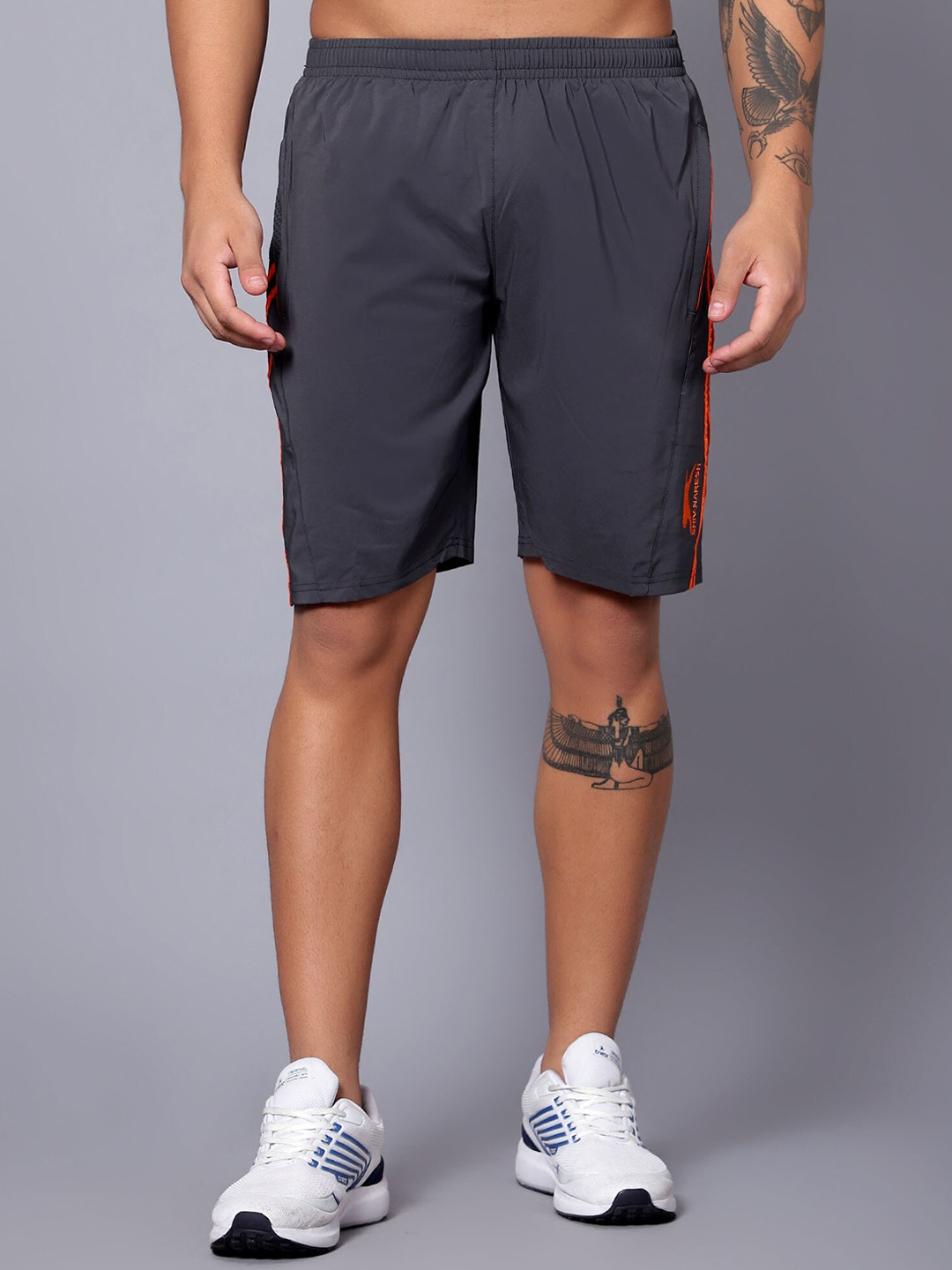 Shiv Naresh Men Outdoor Antimicrobial Technology Shorts, Grey