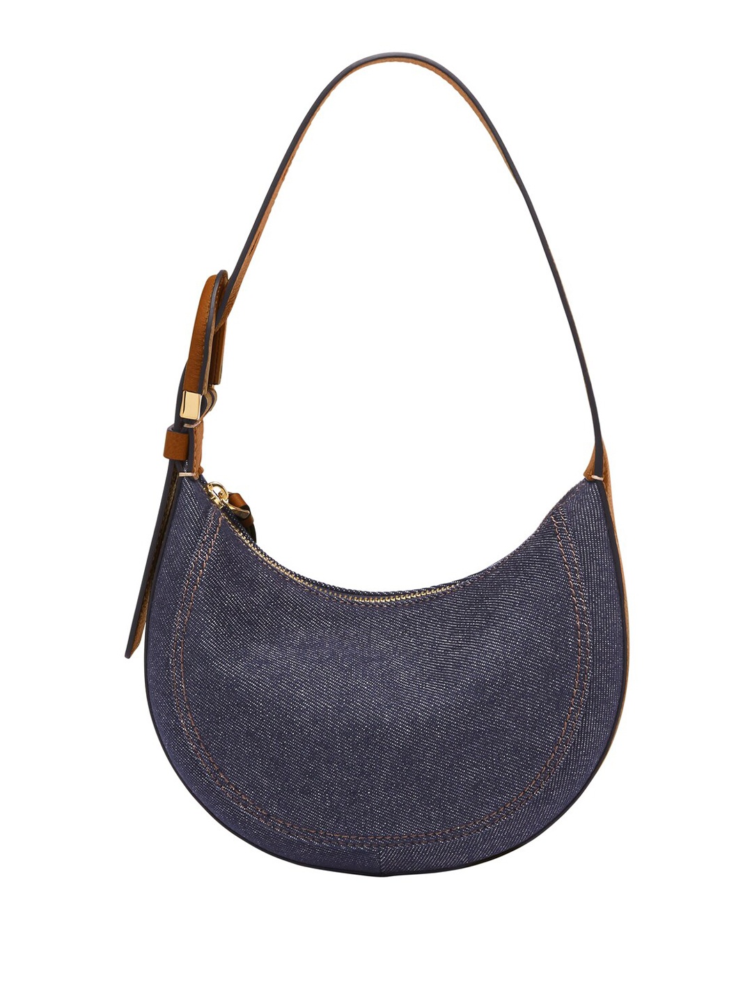 

Fossil Harwell Half Moon Hobo Bag, Blue