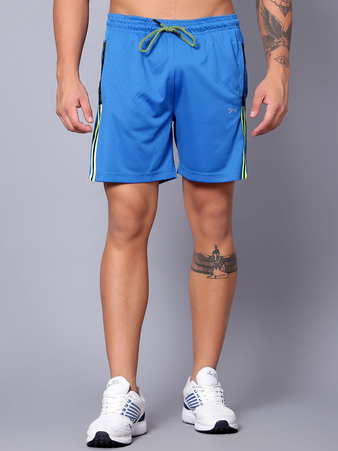 

Shiv Naresh Men Outdoor Sports Shorts With Antimicrobial Technology, Blue