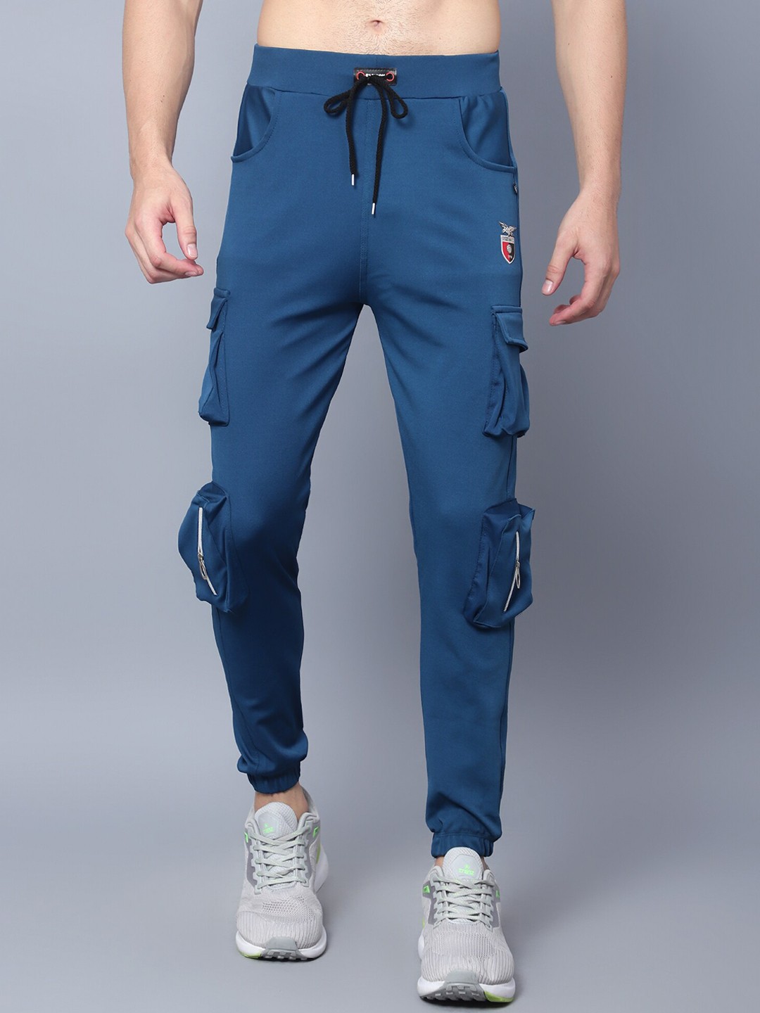 

SKY HEIGHTS Men Slim-Fit Joggers, Blue