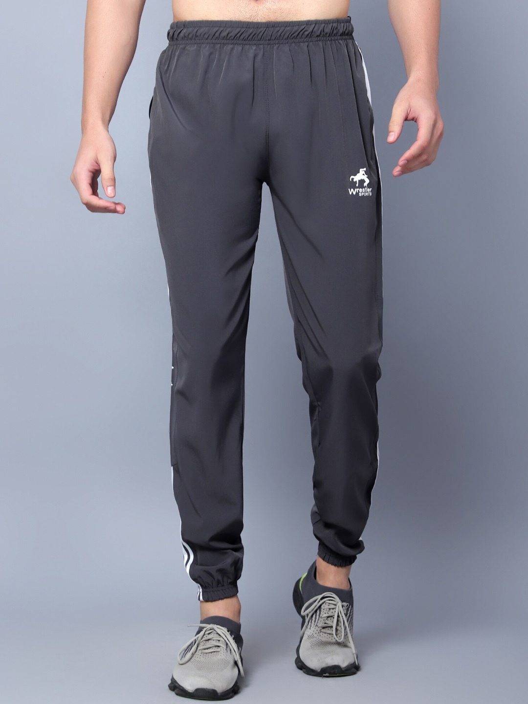 

SKY HEIGHTS Men Slim-Fit Joggers, Grey