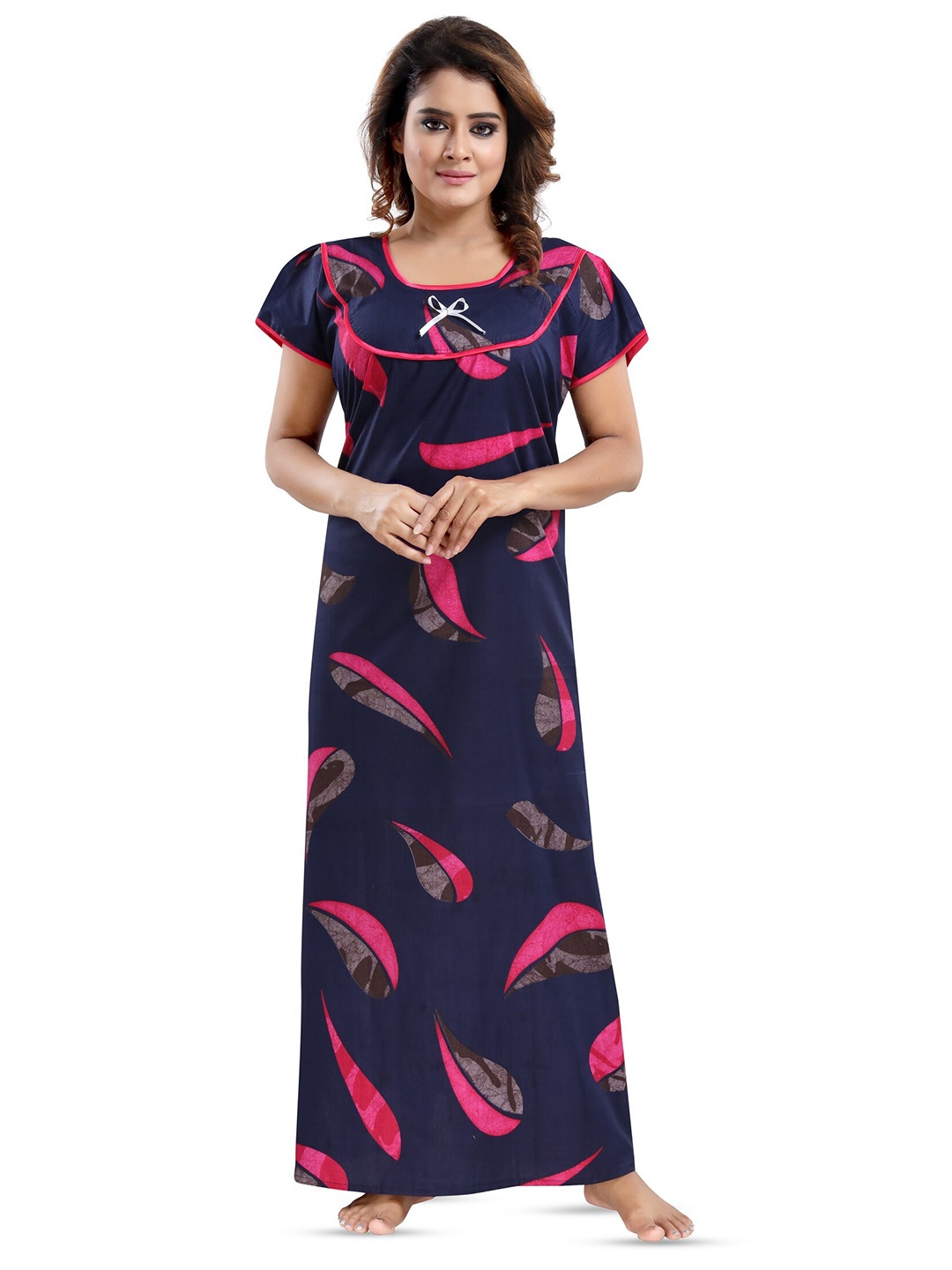 

CINCO Conversational Printed Maxi Nightdress, Blue