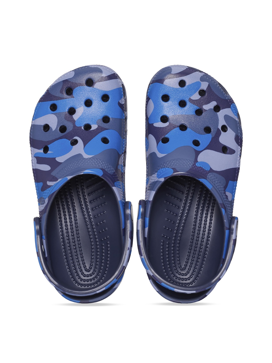 

Crocs Unisex Printed Croslite Clogs, Navy blue