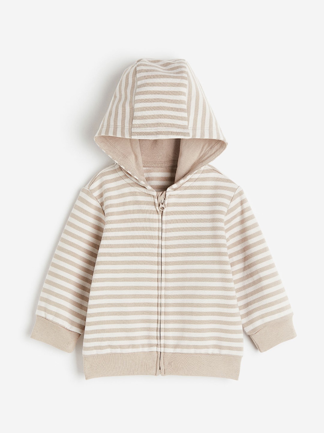 

H&M Boys Zip-Through Hoodie, Beige