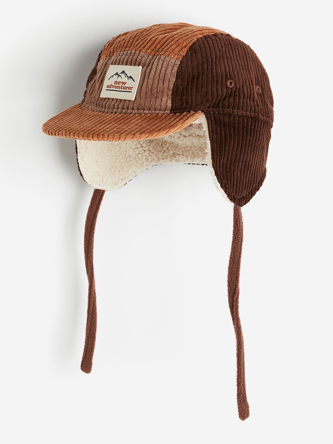 

H&M Boys Cap With Earflaps, Brown