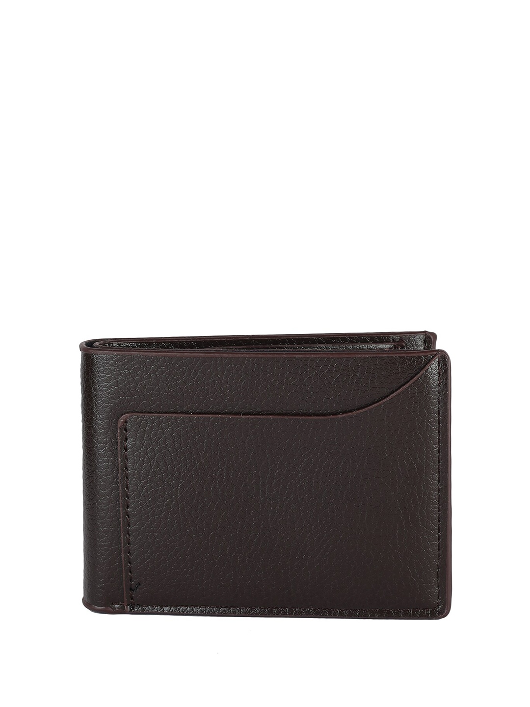 

ZEVORA Textured Two Fold Wallet, Brown