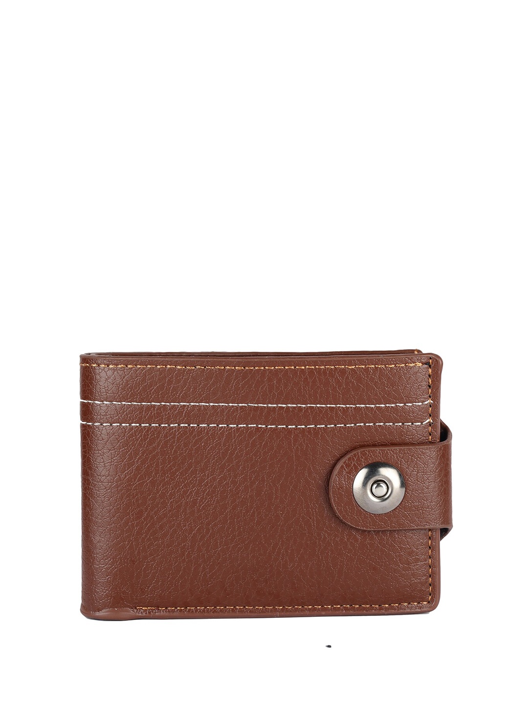 

ZEVORA Textured Two Fold Wallet, Brown