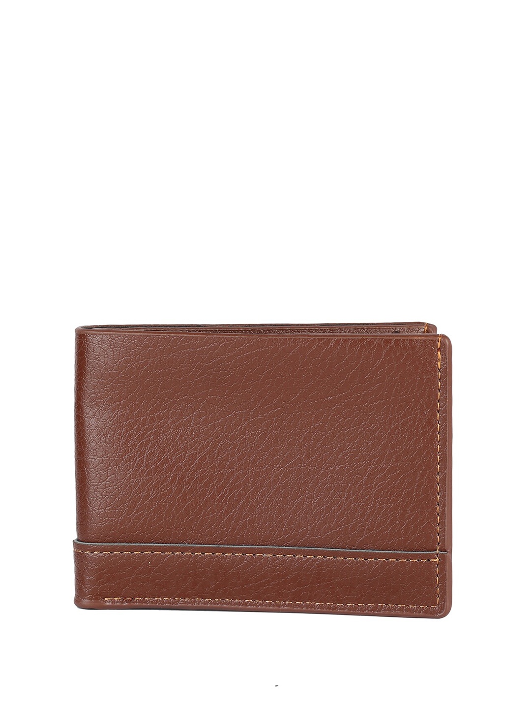 

ZEVORA Textured Two Fold Wallet, Brown