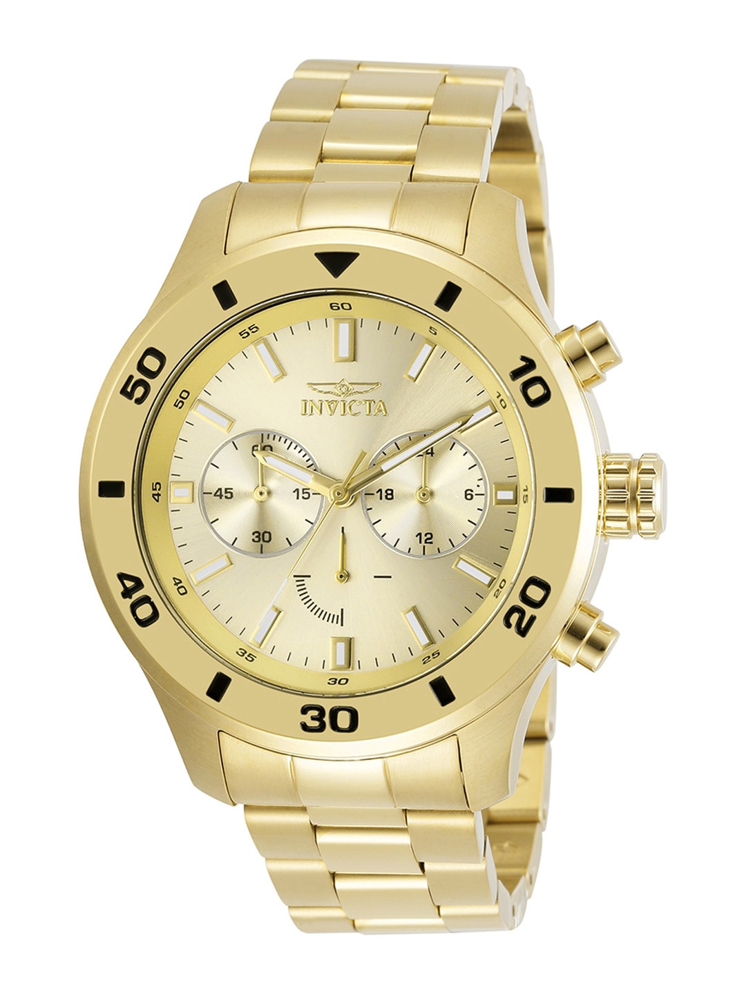 

Invicta Specialty Men Bracelet Style Strap Analogue Chronograph Motion Powered Watch 28887, Gold