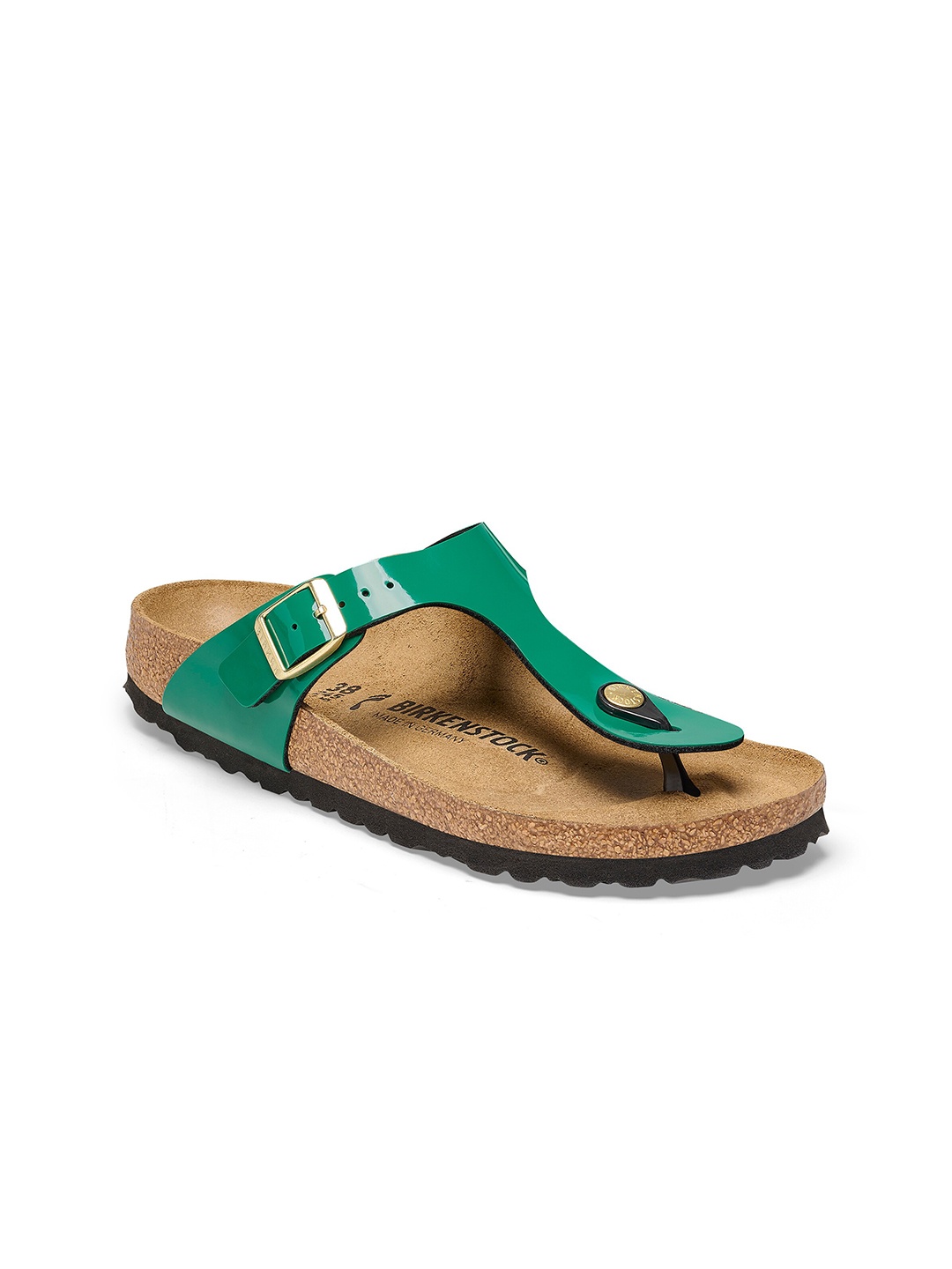 

Birkenstock Gizeh Birko-Flor Regular Width T-Strap Flats, Green