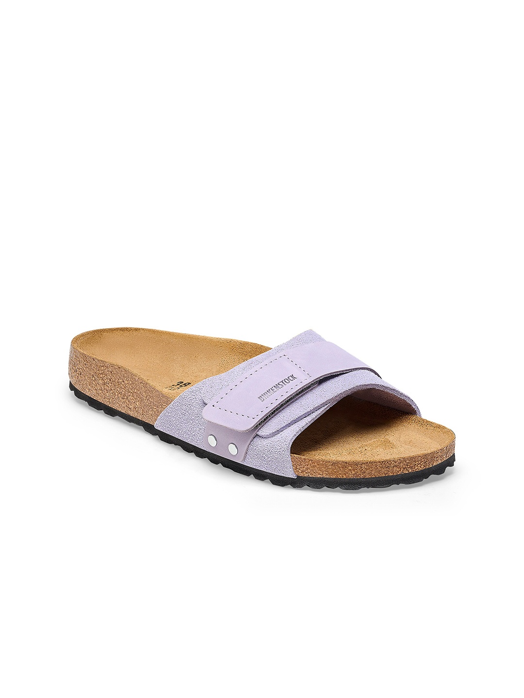 

Birkenstock Oita Purple Fog Narrow Width Suede Leather One-Strap Sandals