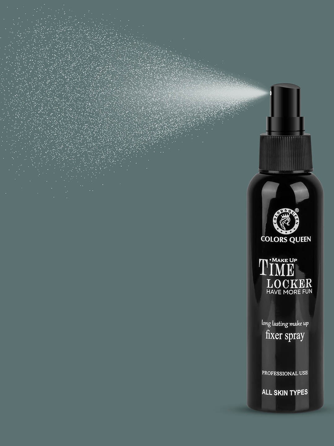 

Colors Queen Time Locker Makeup Fixer Setting Spray - 80ml, White