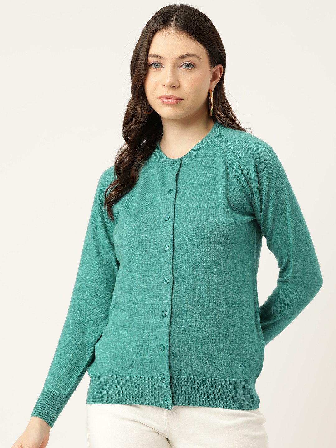 

Monte Carlo Woollen Cardigan, Green
