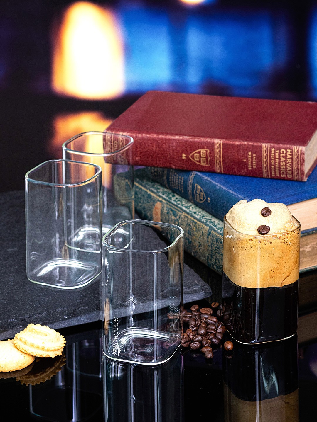 

GOODHOMES Transparent 6-Pieces Water or Juice Glasses 260 ml