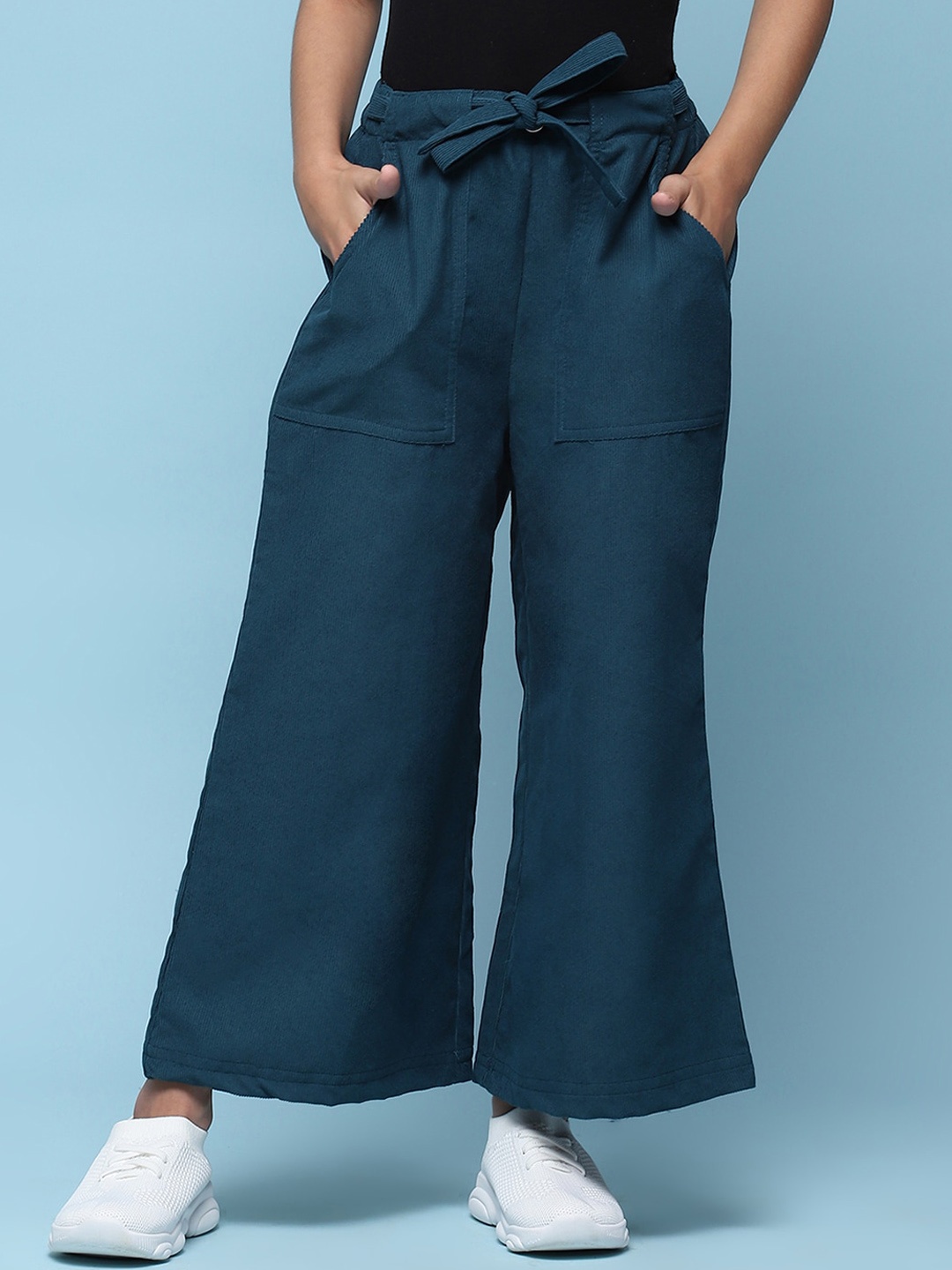 

Biba Girls Relaxed Straight Leg Straight Fit Trousers, Teal