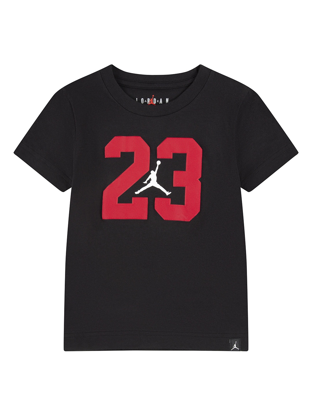 

Jordan Boys Typography Printed Round Neck T-shirt, Black