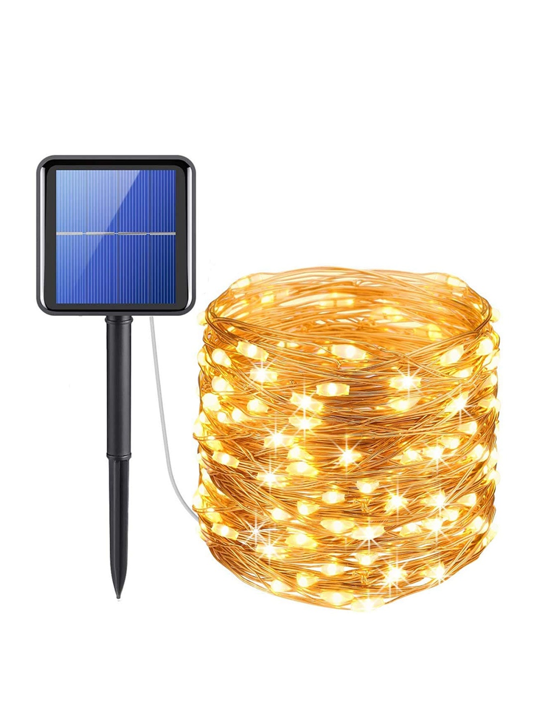 

XERGY Solar Fairy String Light 120 LED with 800 mAh Inbuilt Rechargeable Batter IP65, White