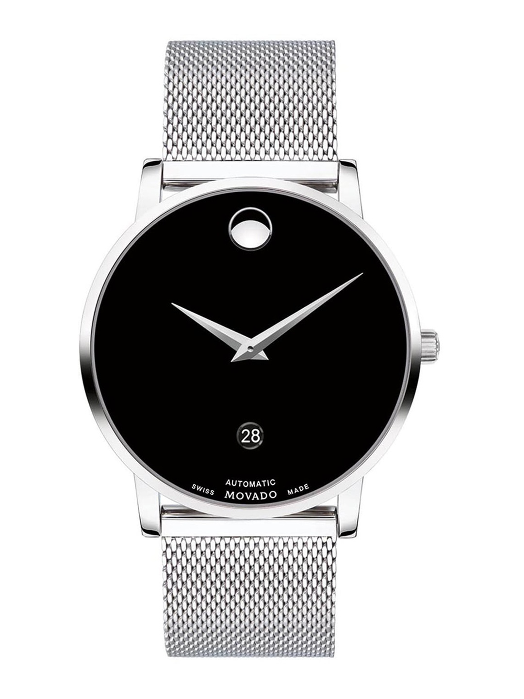 

MOVADO Men Dial & Bracelet Style Straps Analogue Automatic Motion Watch, Black