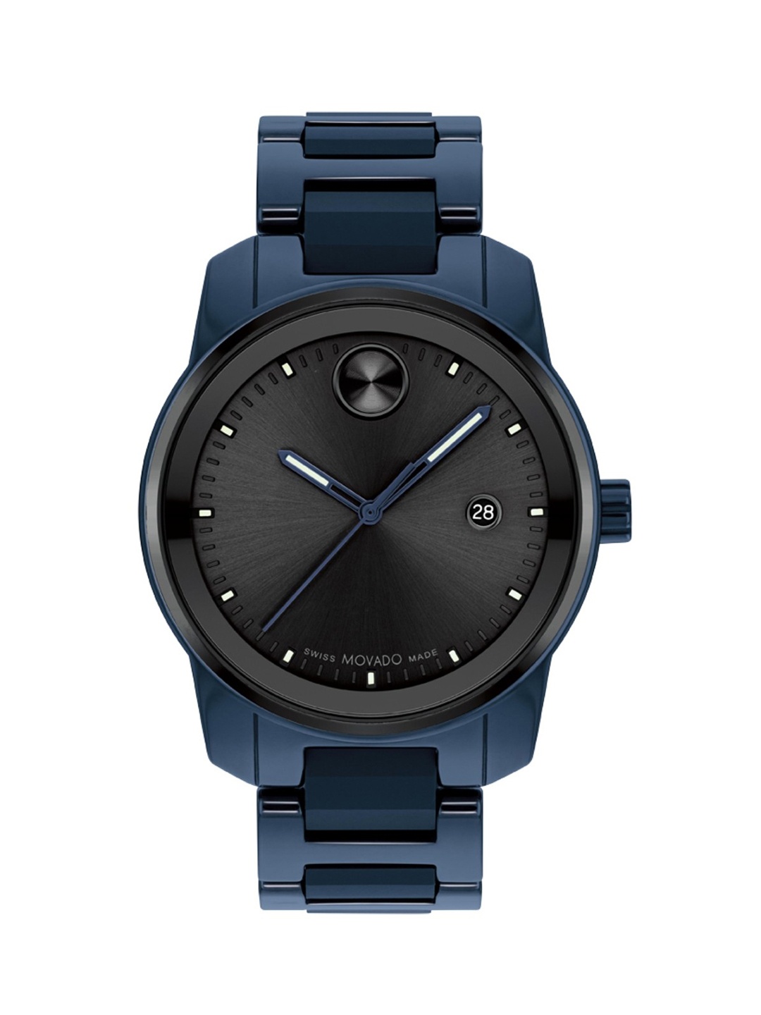 

MOVADO Men Bold Verso Swiss Qtz Analogue Watch 3600864, Black