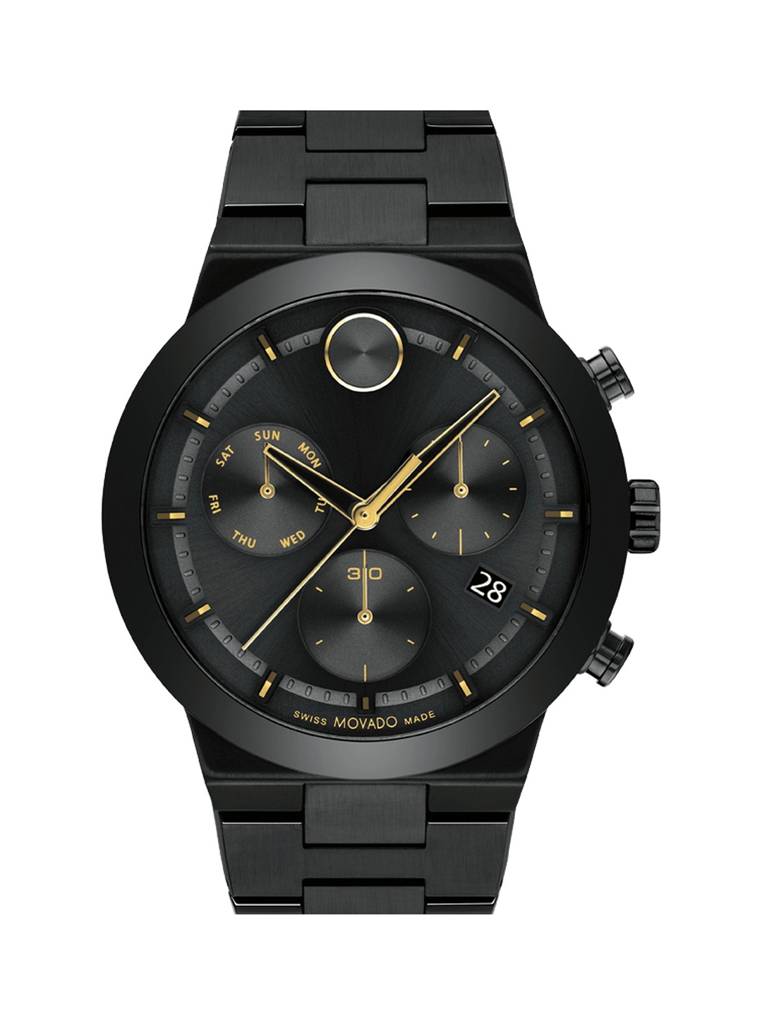 

MOVADO Bold Fusion Swiss Qtz Chrono Black Round Dial Men's Watch - 3600857