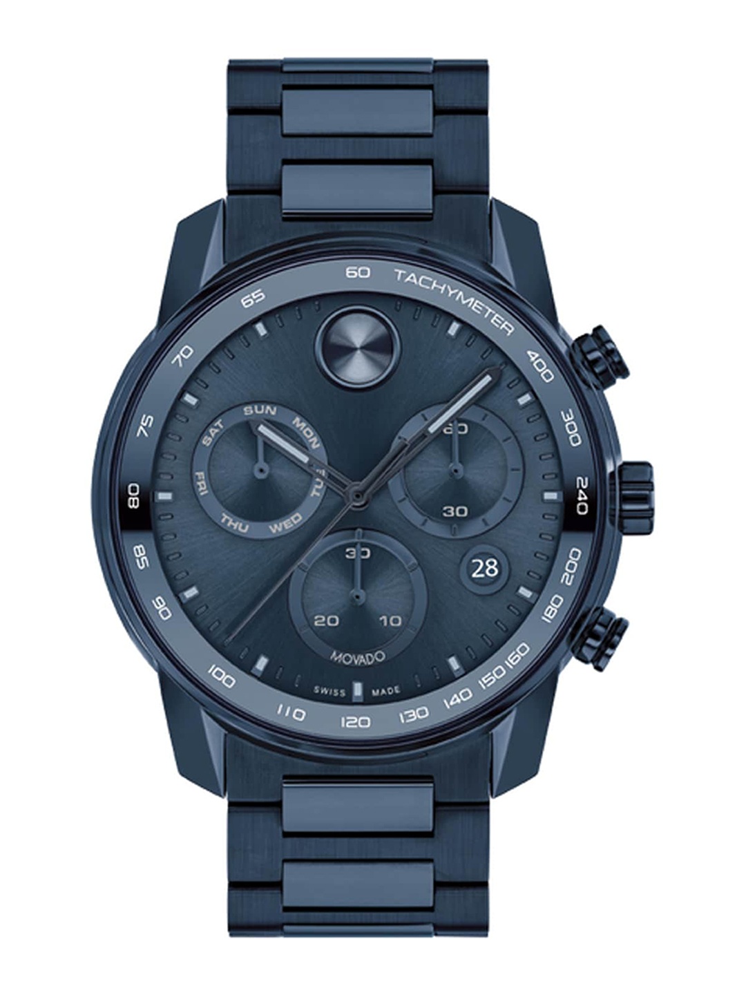 

MOVADO Bold Verso Swiss Qtz Chrono Blue Round Dial Men's Watch - 3600868