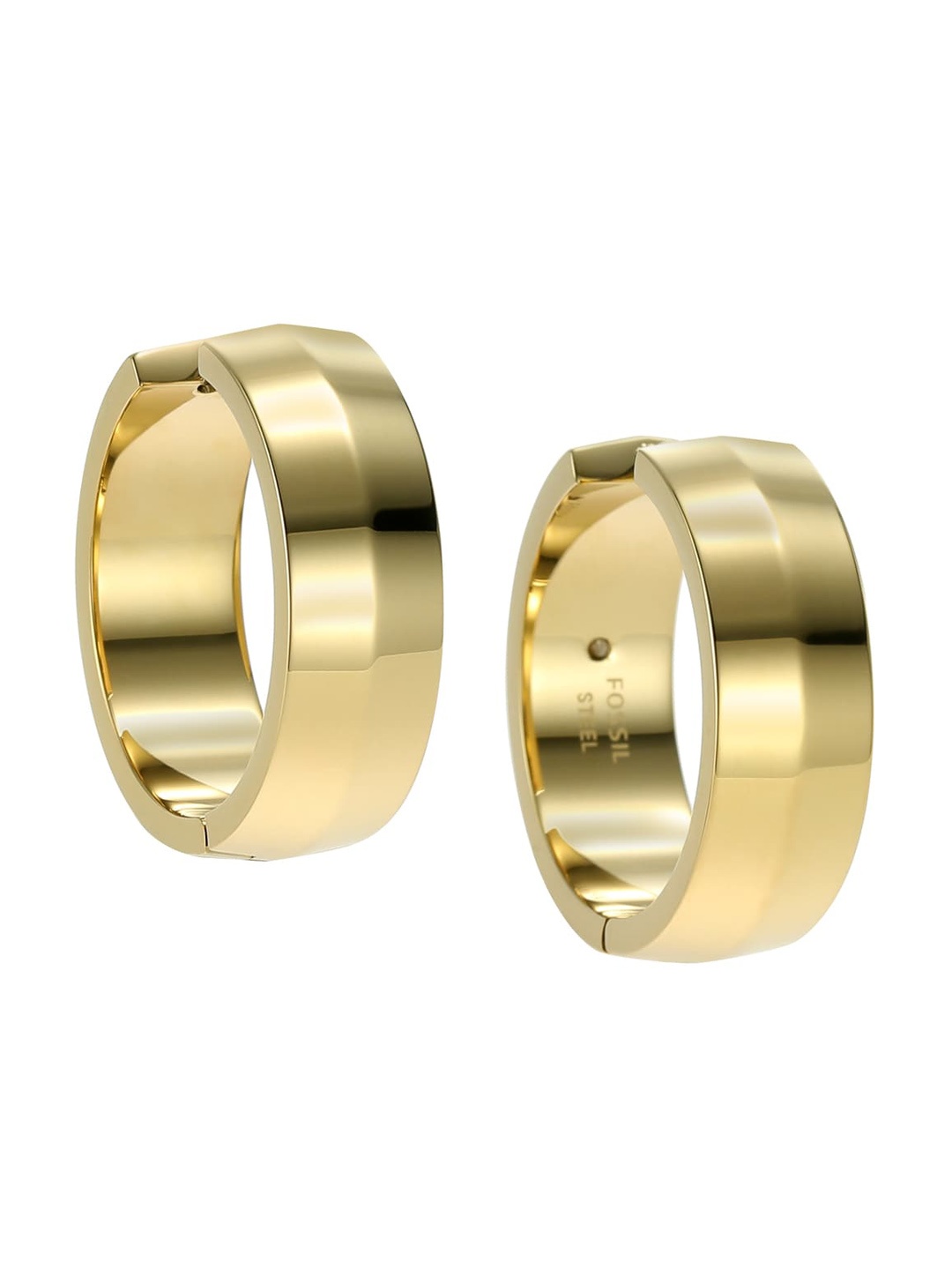 

Fossil Stainless Steel Hoop Earrings, Gold