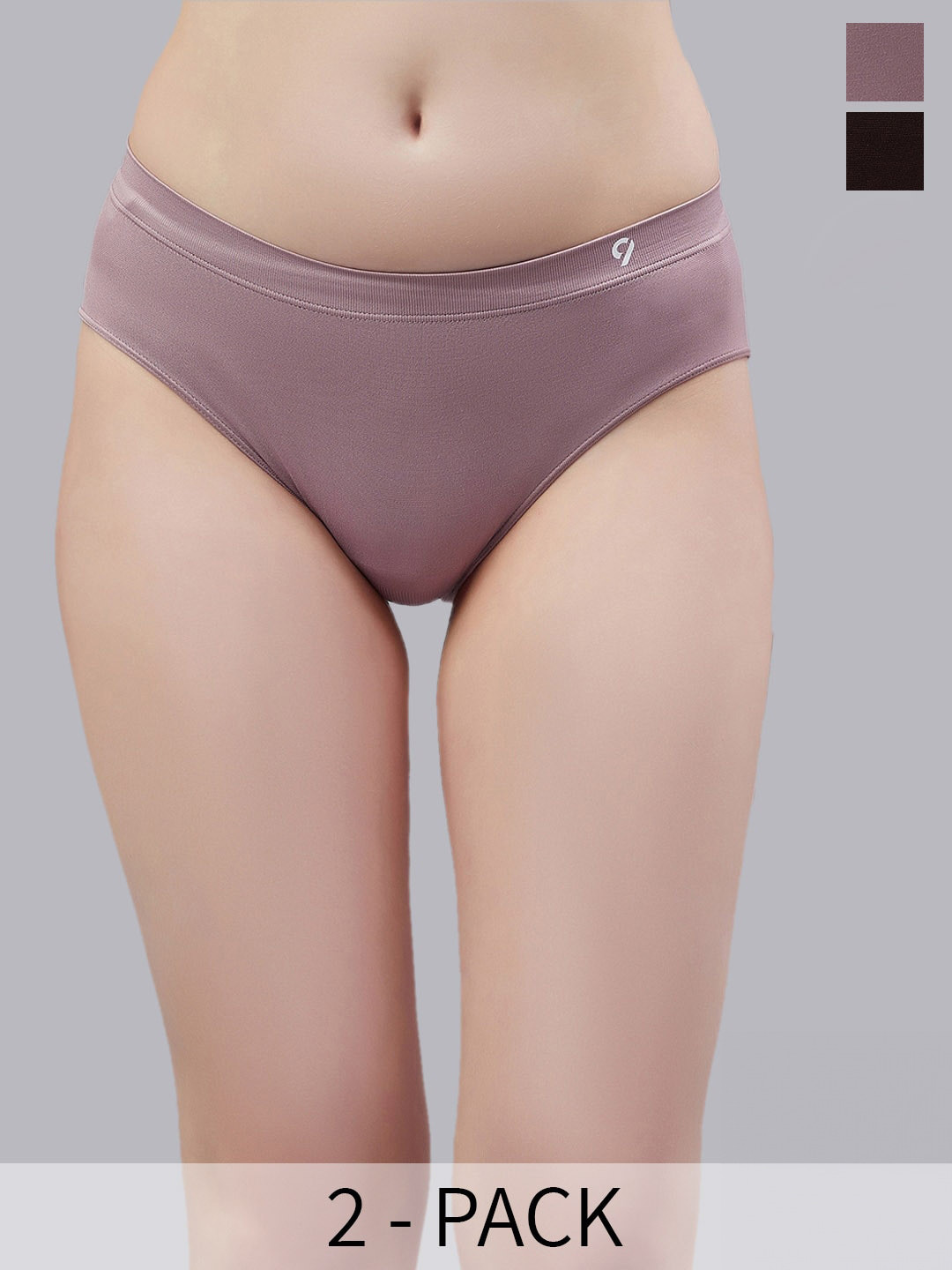 

C9 AIRWEAR Pack Of 2 Mid-Rise Bikini Briefs, Pink