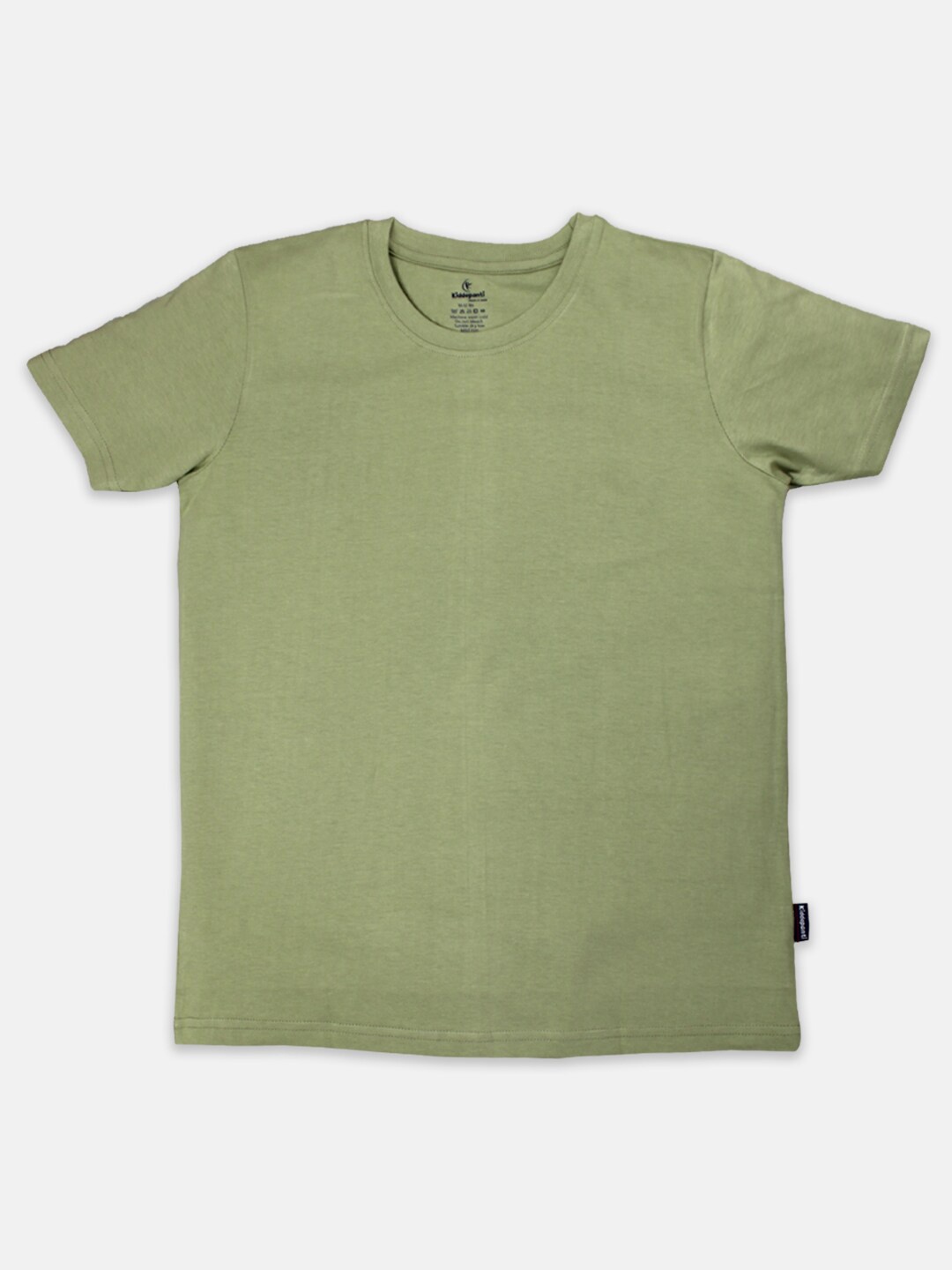 

KiddoPanti Boys Round Neck Cotton T-shirt, Green