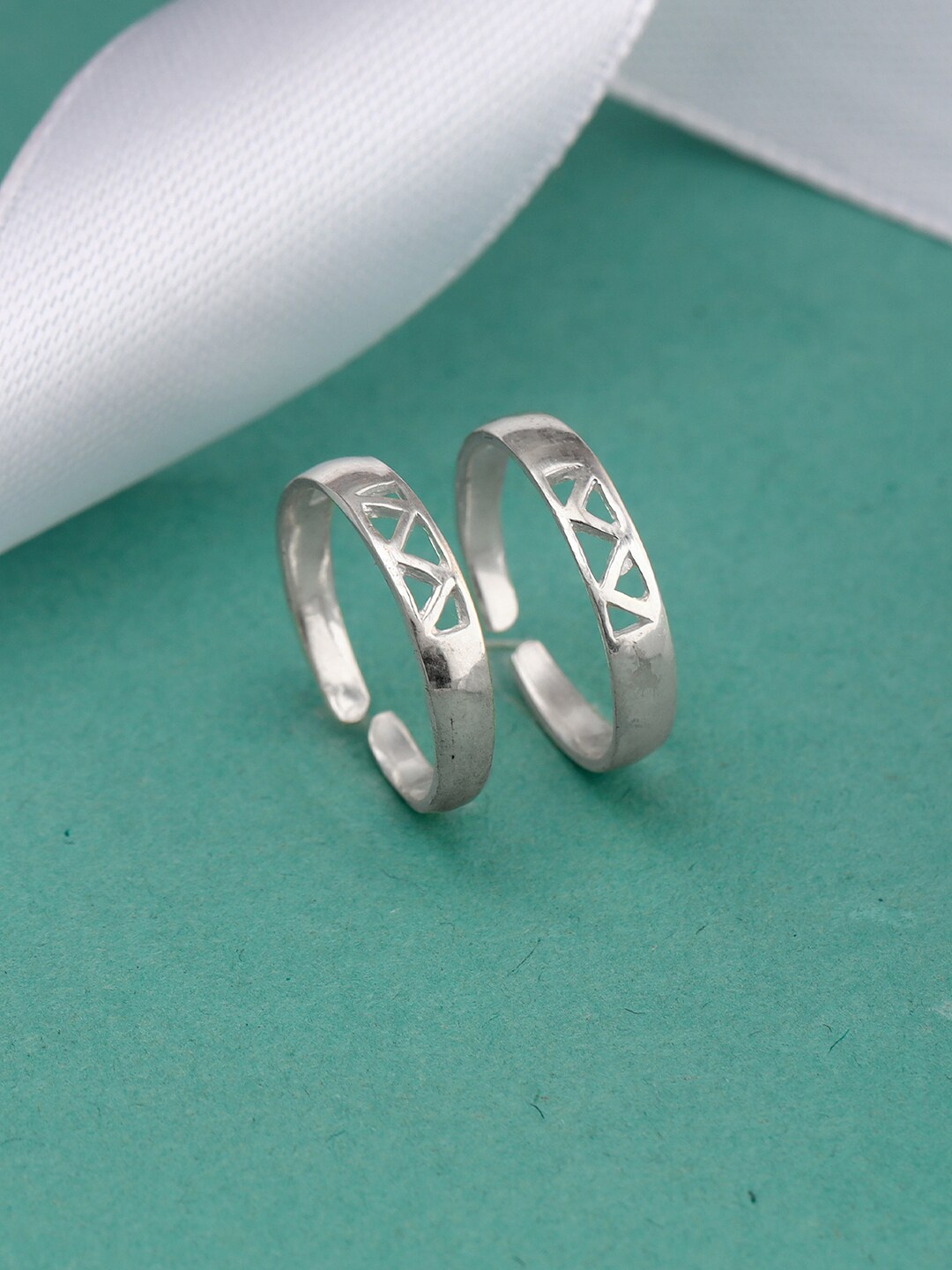 

GIVA 925 Sterling Silver Rhodium Plated Toe Rings