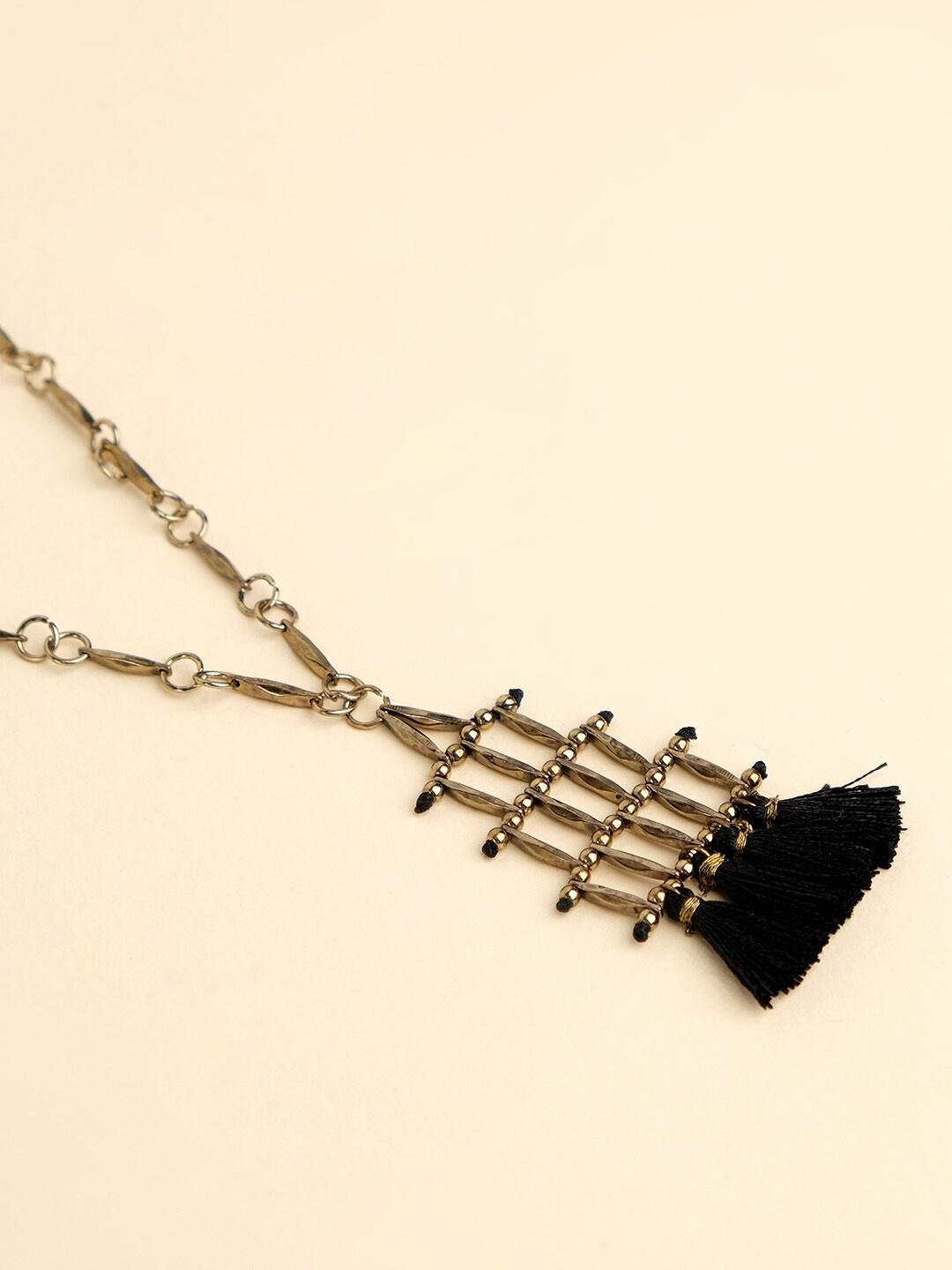 

XPNSV Antique Tasselled Necklace, Gold