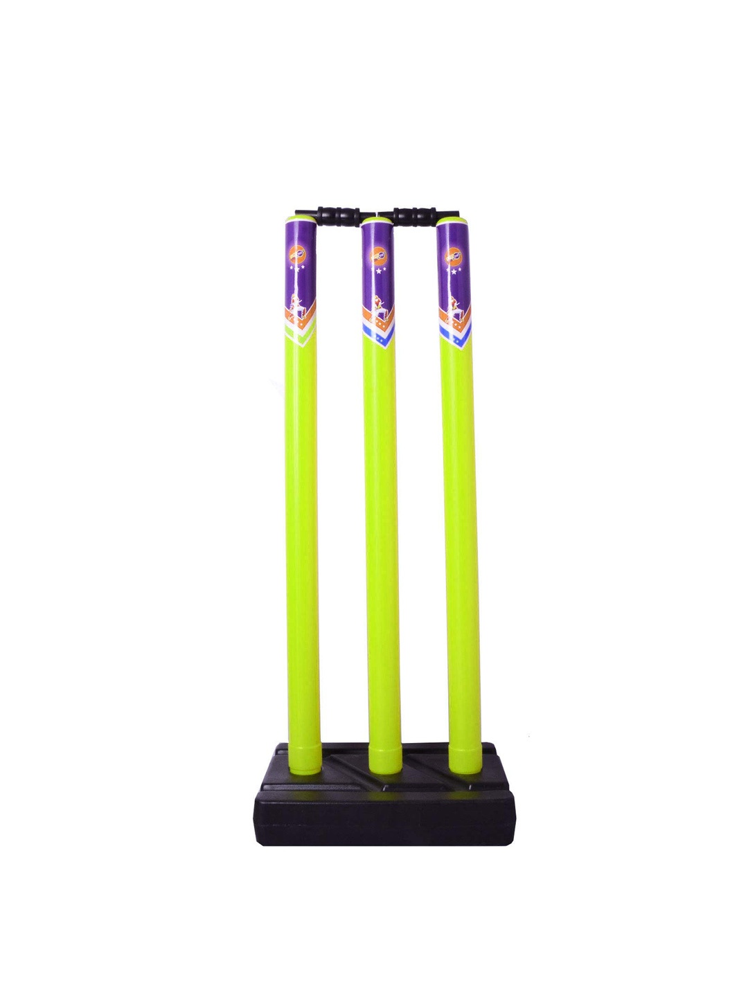 

PLANET of Toys T20 Special A Grade Pvc Plastic Cricket Stump Set, Green