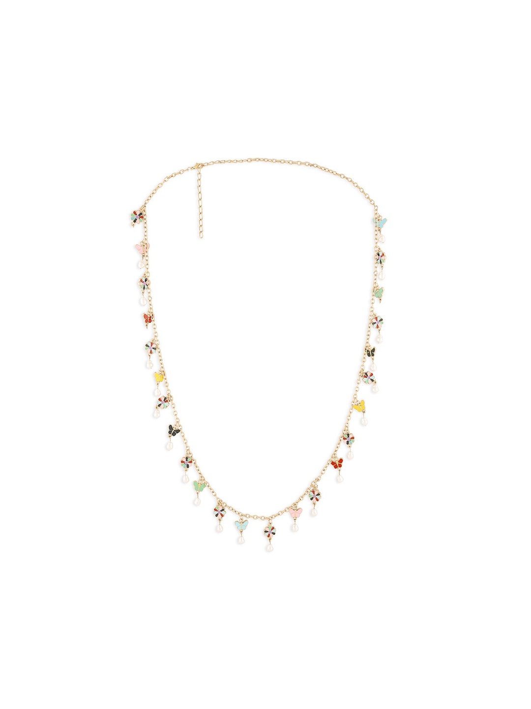 

Zaveri Pearls Beaded Waist Chain, Gold