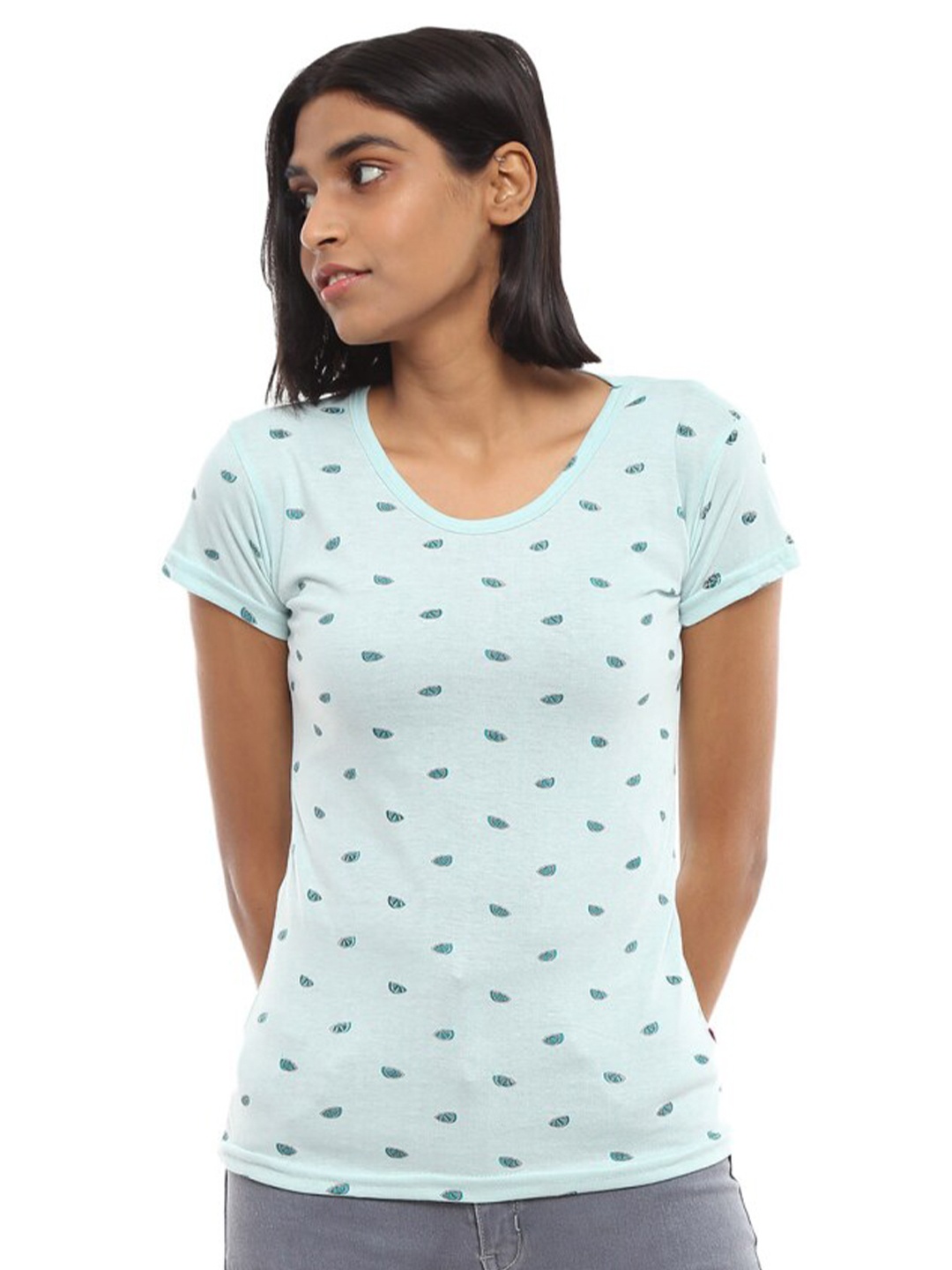 

V-Mart Conversational Printed T-shirt, Blue