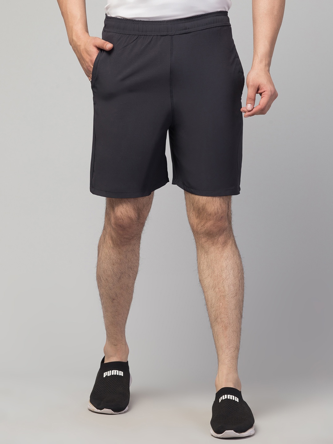 

Apraa & Parma Men Dri-Fit Sports Shorts, Grey