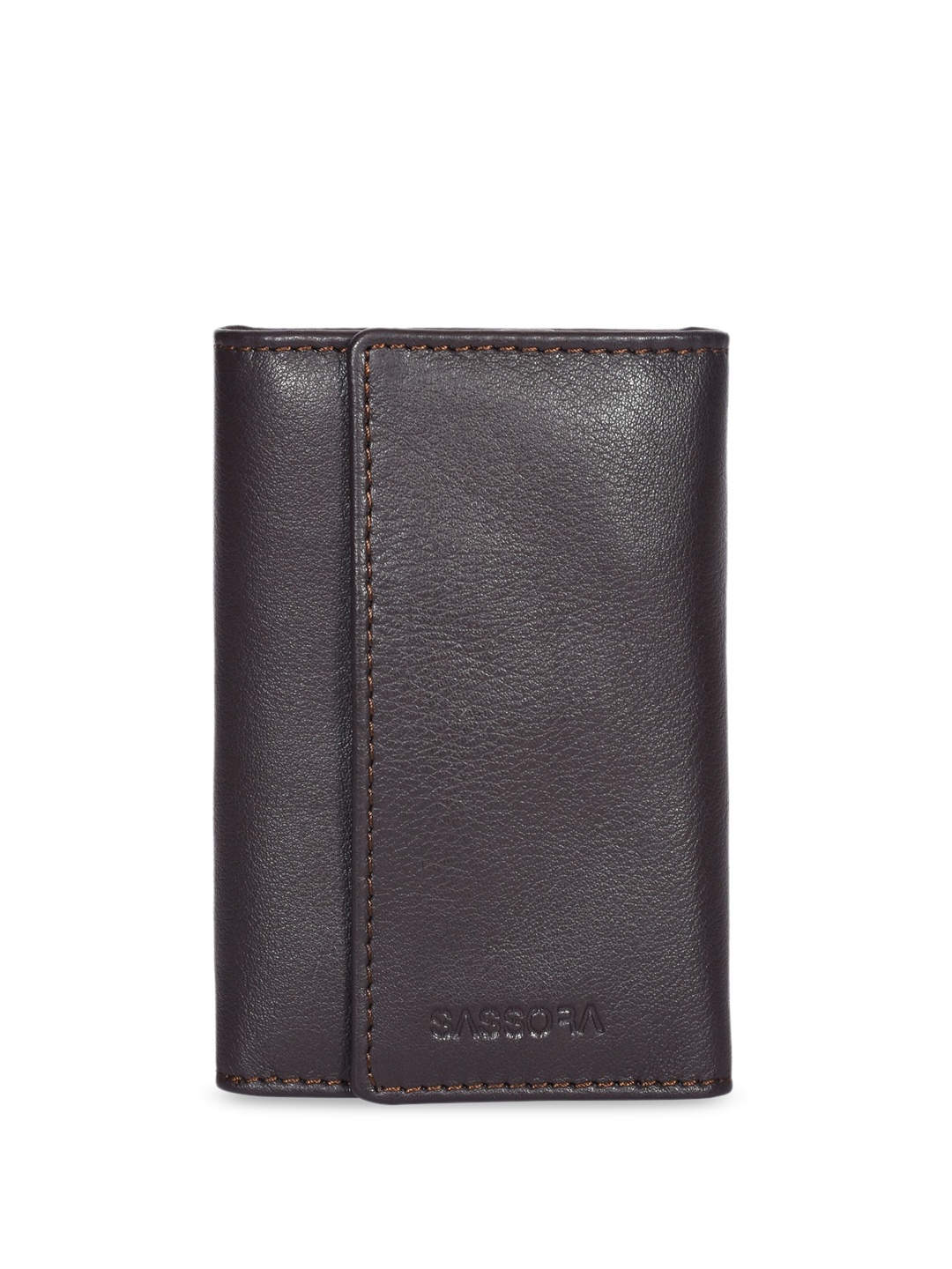 

Sassora Genuine Unisex Leather Key Pouch, Black