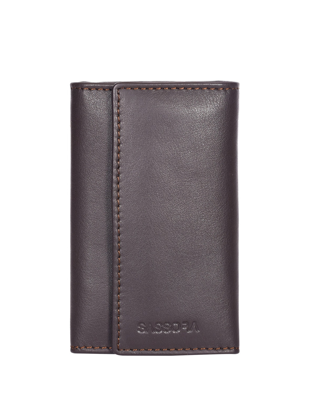 

Sassora Genuine Leather Key Pouch, Brown