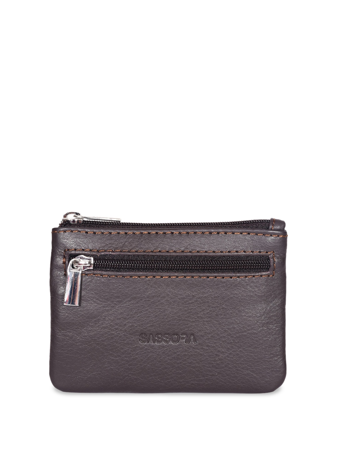 

Sassora Genuine Leather Key Pouch, Brown