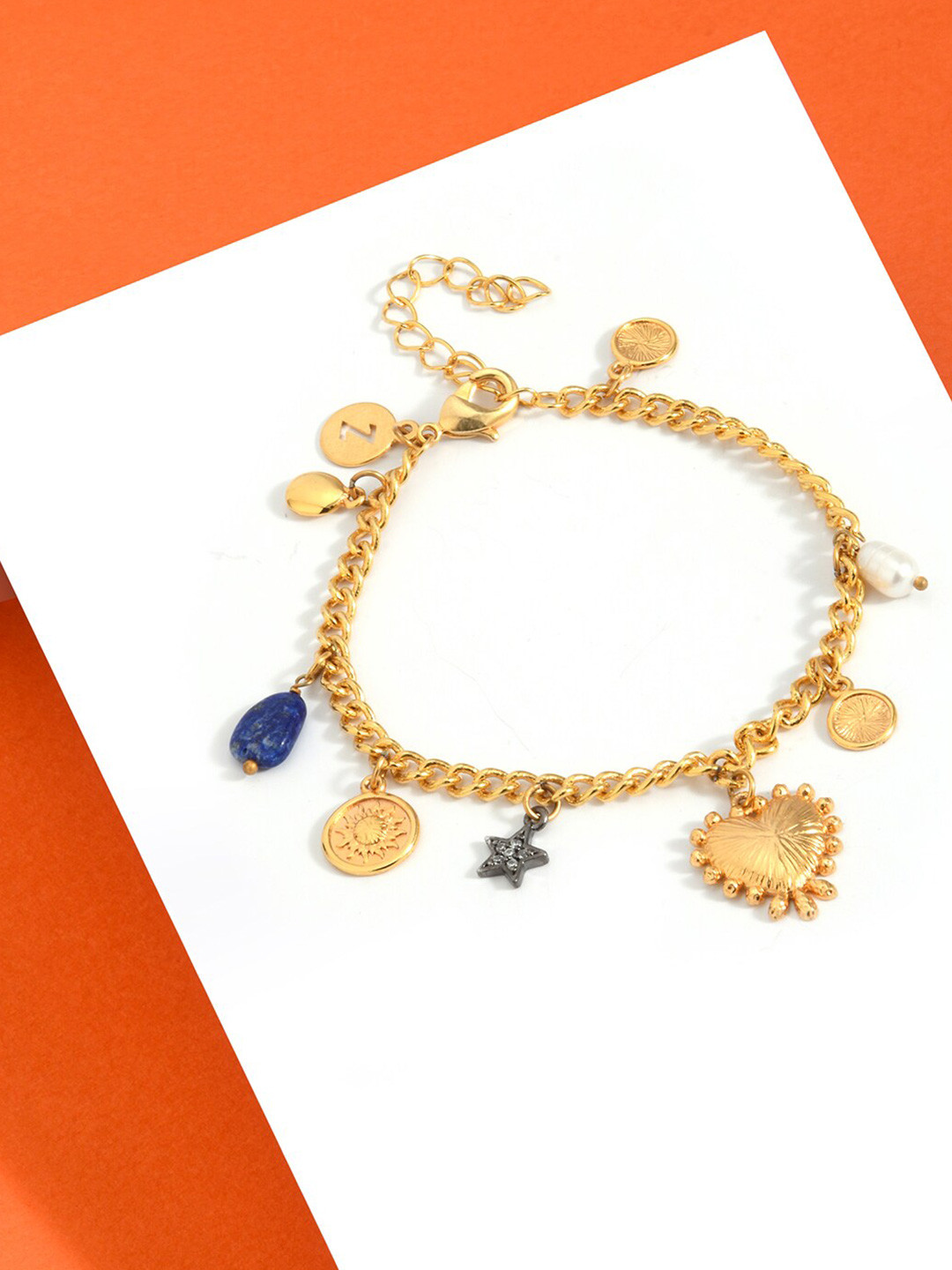 

Accessorize London Women 14K Gold Plated Z Long Y-Chain Necklace