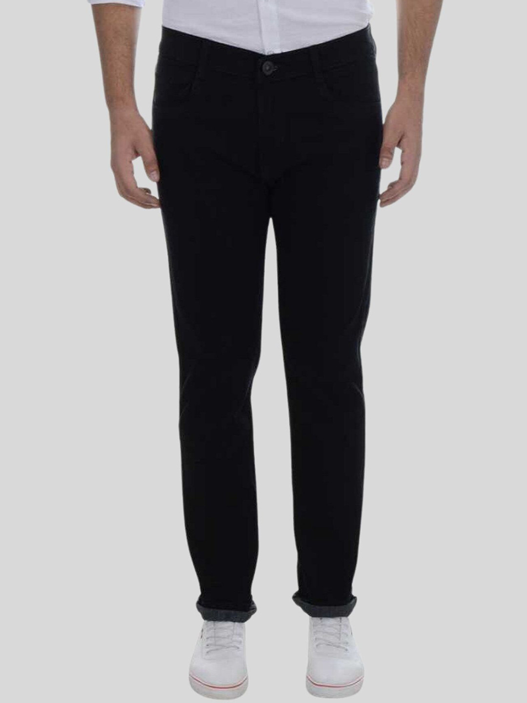 

Ben Martin Men Ben Slim Fit No Fade Clean Look Jeans, Black