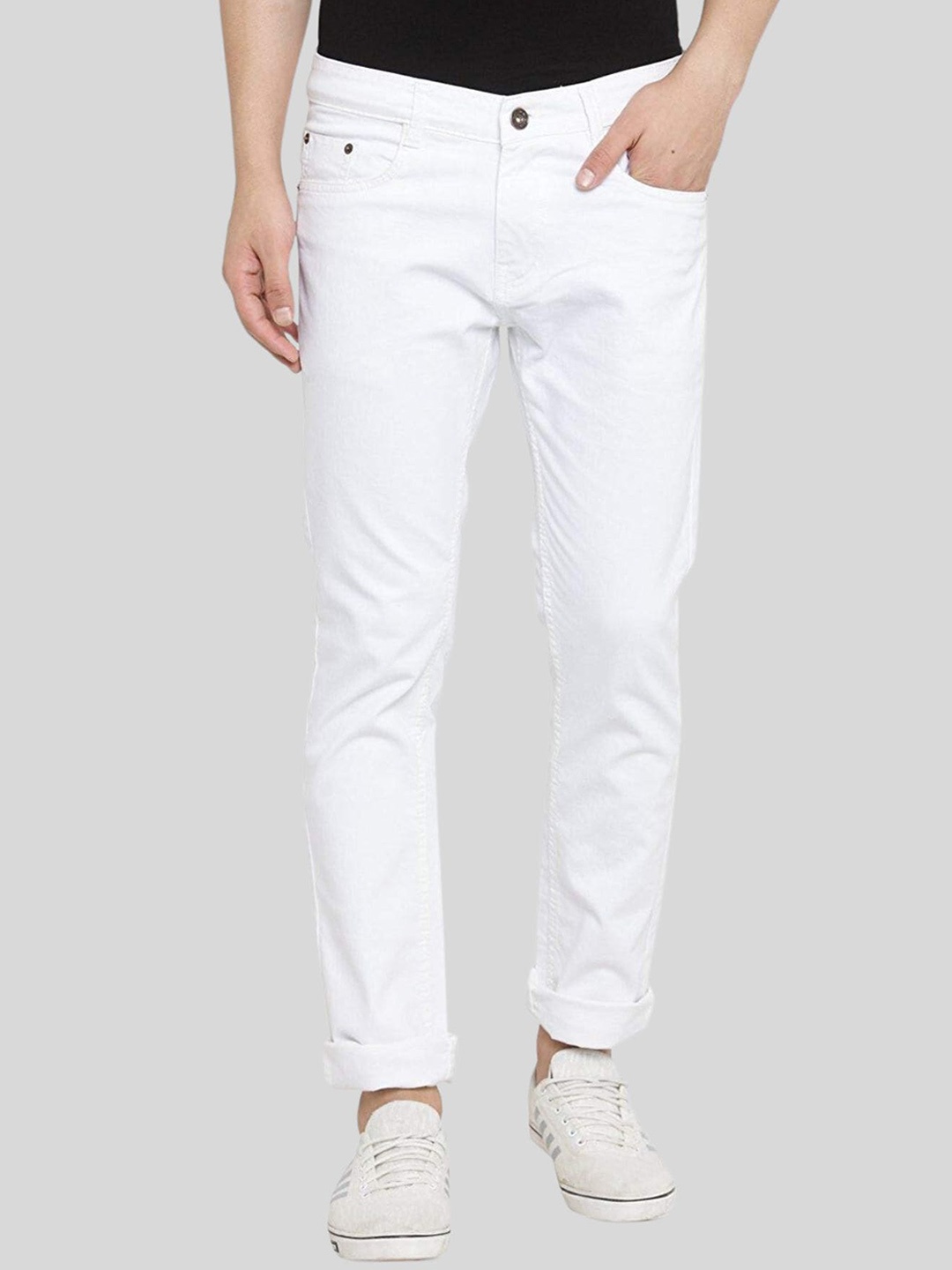 

Ben Martin Men Ben Slim Fit Clean Look Stretchable Jeans, White