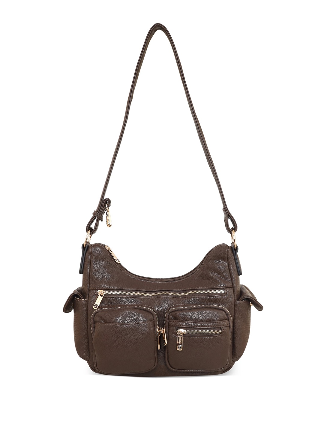 

ESBEDA Textured Swagger Shoulder Bag, Brown