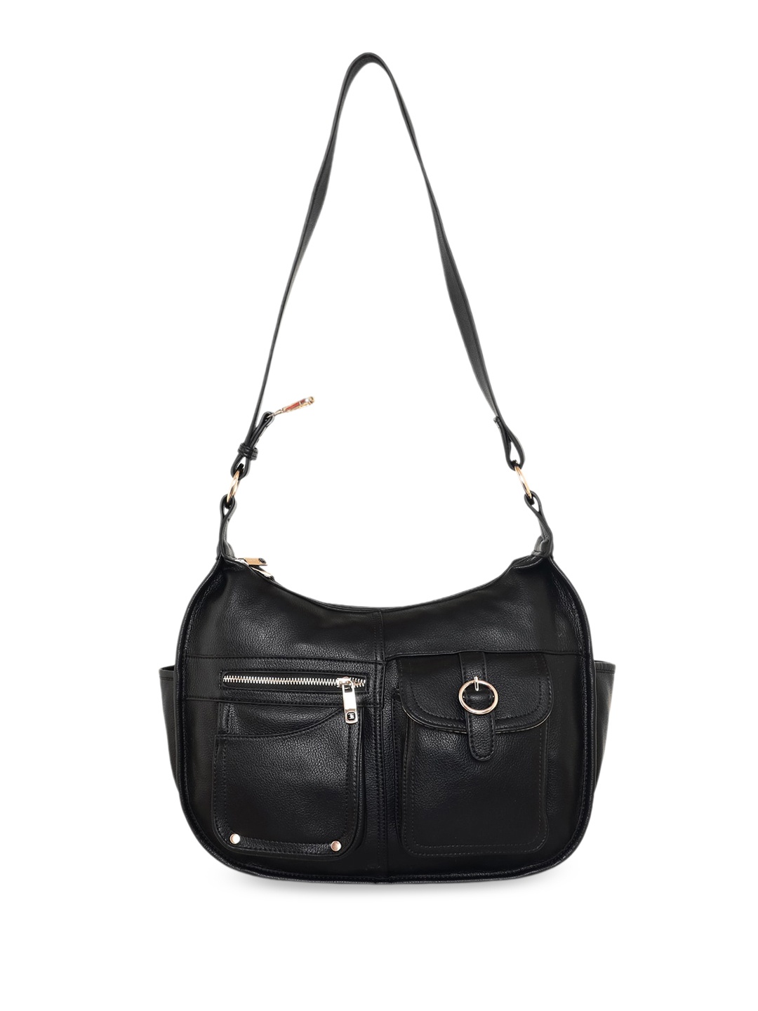 

ESBEDA Textured Swagger Handheld Bag, Black