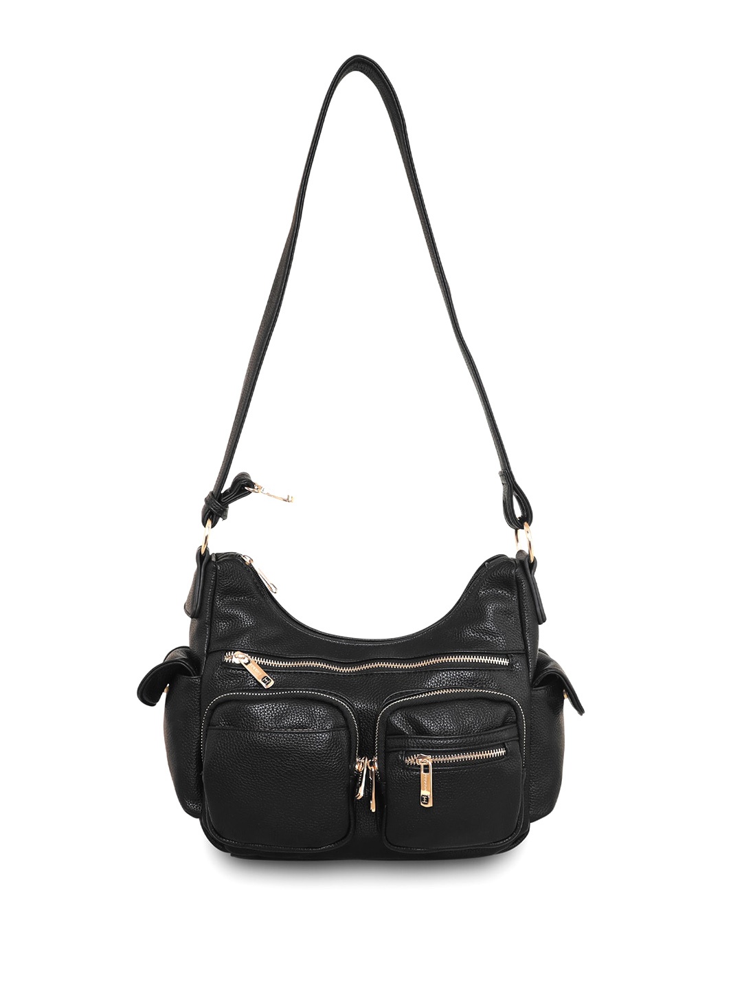 

ESBEDA Textured Swagger Shoulder Bag, Black